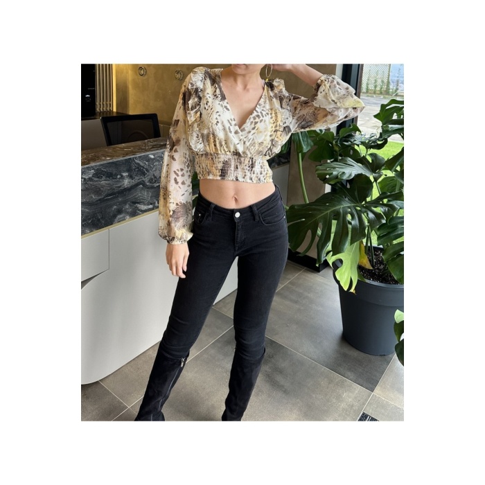 Desenli Bluz 24K23303