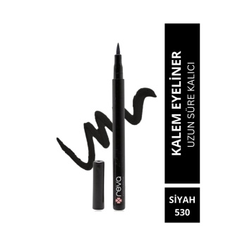 Siyah Göz Kalemi & Black Eyeliner No: 530 - Vegan & Temiz Içerikli