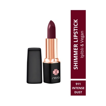 Shimmer Lipstick Intense Rust - Işıltı Ruj - 4 gr - No: 911 - Vegan & Temiz Içerik