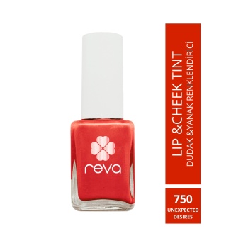Kırmızı Dudak & Yanak Renklendiricisi-lip & Cheek Tint Unexpected Desires No:750 10 ml