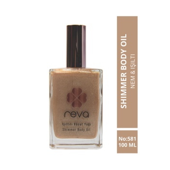 Işıltılı Vücut Yağı Champaigne - Shimmer Body Oil 100 ml - No: 581 - Vegan & Temiz Içerik