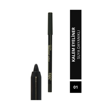 Suya Dayanıklı Göz Kalemi - Selective Waterproof Eyeliner Pencil - No: 01