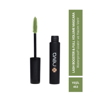 Lash Booster & Full Volume Color Maskara Green-Tam Hacim & Uzatan Renkli Maskara Yeşil 453