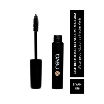 Lash Booster & Full Volume Color Maskara Black-Tam Hacim & Uzatan Renkli Maskara Siyah 456