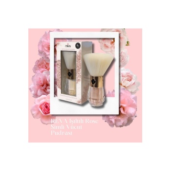 Işıltılı Rose Simli Dekolte Vücut Pudrası - Rose Explosion For Decolette - Vegan & Temiz Içerik