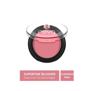 Superfine Blusher Flamingo Pink - Süper ince Toz Allık 7,5 gr - No: 703 - Vegan & Temiz İçerik