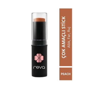 Çok Amaçlı Stick Allık, Far, Dudak Renklendirici Peach/lip Cheek Eye Tint-vegan & Temiz Içerik Rv111