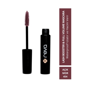 Renkli Hacim Veren Maskara – Vegan ve Temiz İçerikli Yoğun Pigment Etkisi Açık Mor 454