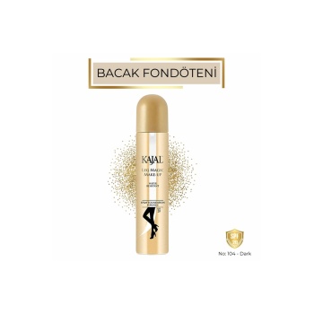 Sprey Bacak Fondöteni No:104 75 ml - Suya Dayanıklı Cilt Tonu Eşitleyici Spray On Leg Foundation