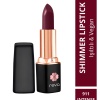 Shimmer Lipstick Intense Rust - Işıltı Ruj - 4 gr - No: 911 - Vegan & Temiz Içerik