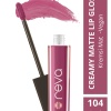 Creamy Matte Lip Gloss Beet Red - Mat Krem Dudak Parlatıcısı - No: 104 - Vegan & Temiz Içerik
