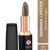 Shimmer Lipstick Metalic Cold Copper-Brown Series-Işıltı Ruj Kahve Serisi No:913 4 gr