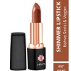 Shimmer Lipstick Light Brown-Brown Series-Işıltı Ruj Kahve Serisi No:917 4 gr