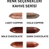 Shimmer Lipstick Milk Chocolate-Brown Series-Işıltı Ruj Kahve Serisi No:914 4 gr