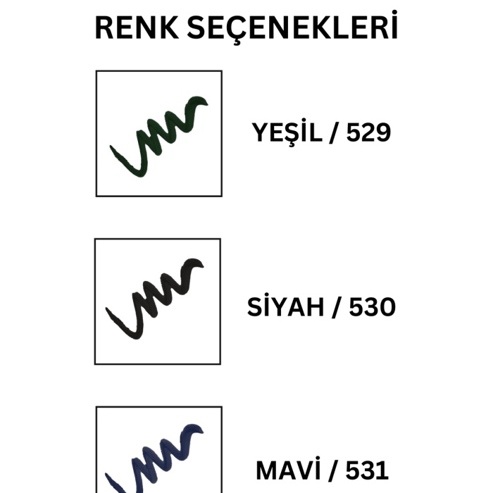 Siyah Göz Kalemi & Black Eyeliner No: 530 - Vegan & Temiz Içerikli