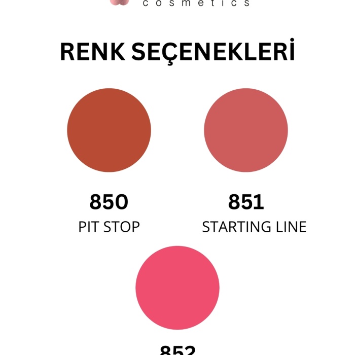 Kiremit Likit allık-Liquid Blusher Pit Stop No:850 20 ml