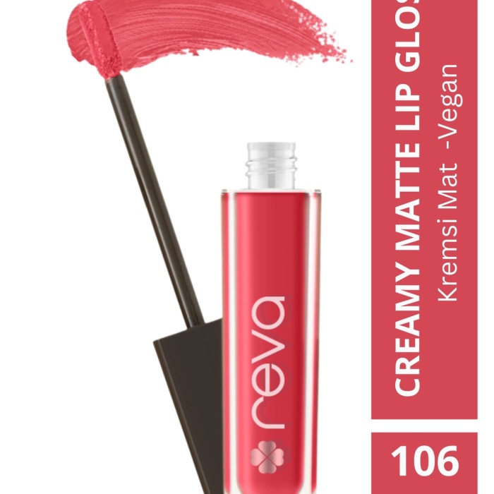 Creamy Matte Lip Ribbon Red - Mat Krem Dudak Parlatıcısı - No: 106 - Vegan & Temiz Içerik
