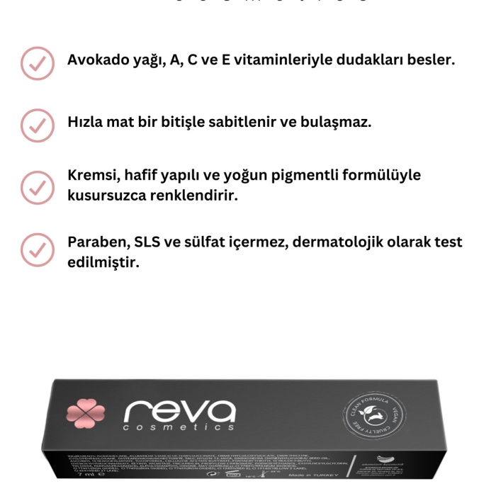 Creamy Matte Lip Gloss Beet Red - Mat Krem Dudak Parlatıcısı - No: 104 - Vegan & Temiz Içerik
