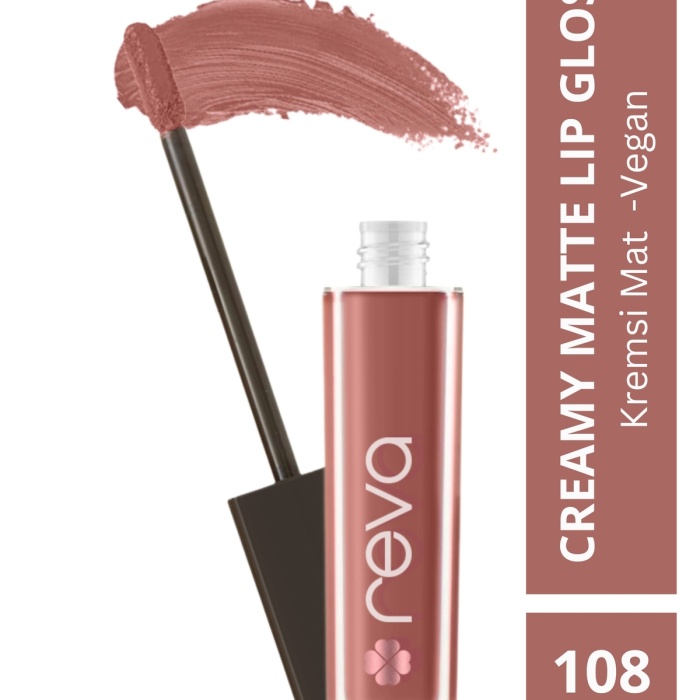 Creamy Matte Lip Gloss Canyon Rose - Mat Krem Dudak Parlatıcısı - No:108 - Vegan & Temiz Içerik