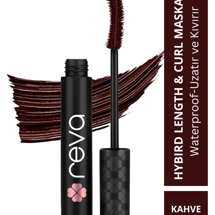 Uzatan Hibrit Maskara - Hybrid Length & Curl Mascara Brown - No: 322 - Vegan Temiz Içerik