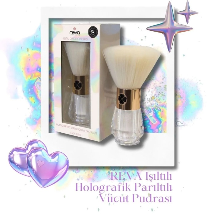 Işıltılı Holografik Parıltılı Dekolte Vücut Pudrası - Holographic Explosion For Decolette Vegan