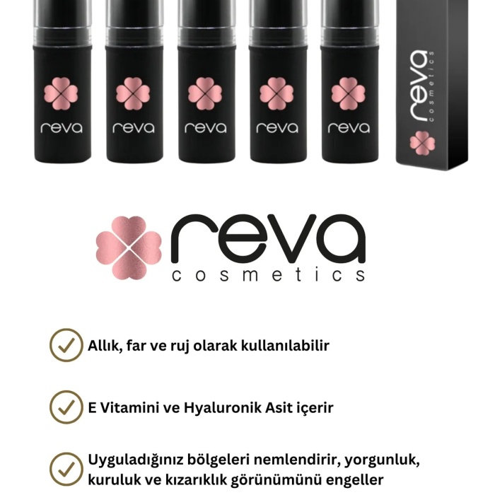 Çok Amaçlı Stick Allık, Far, Dudak Renklendirici & Lip Cheek Eye Tint-vegan & Temiz Içerikrv114