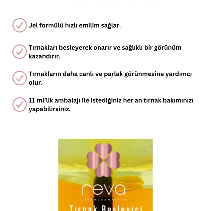 Tırnak Besleyici ve Canlandırıcı Jel & Nail Nourshing And Refreshing 11 ml RV570