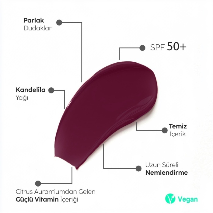 50 SPF Raspberry Lip Balm – Yüksek Koruma ve Nemlendirici Etki