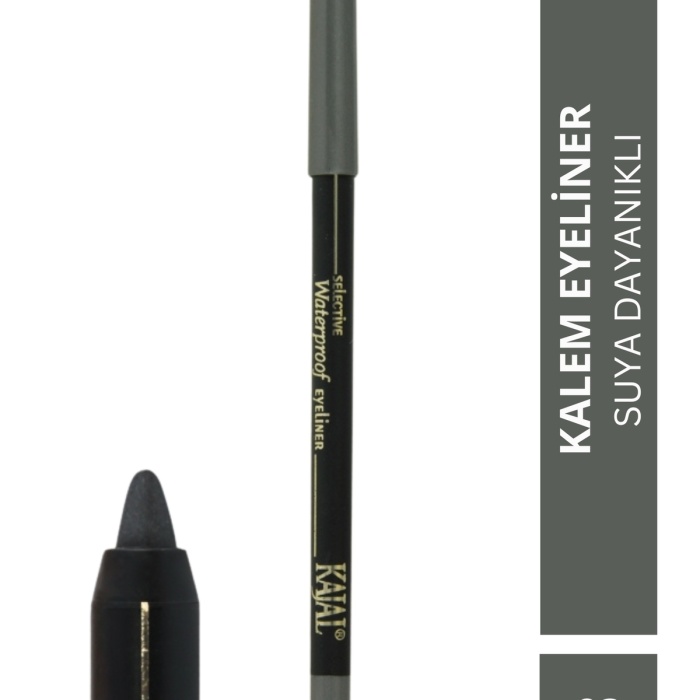 Antrasit Gri Suya Dayanıklı Göz Kalemi & Charcoal Gray Selective Waterproof Eyeliner Pencil - No: 03