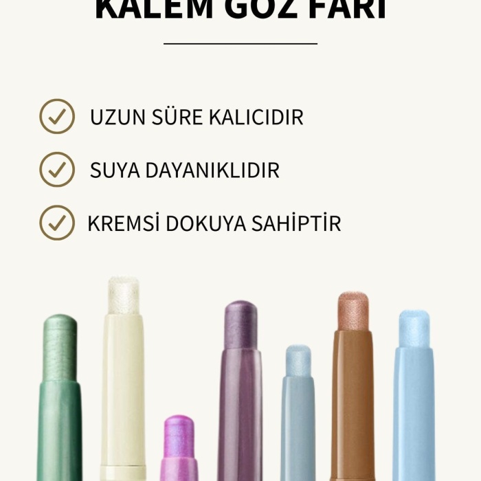 Suya Dayanıklı Pembe Göz Farı - Waterproof Pink Eyeshadow - No: 829