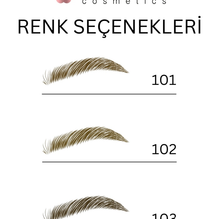 Yoğun Kahve Likit Kaş Maskarası & Liquid Eyebrow Tattoo 5ml No:103 - Vegan & Temiz Içerikli