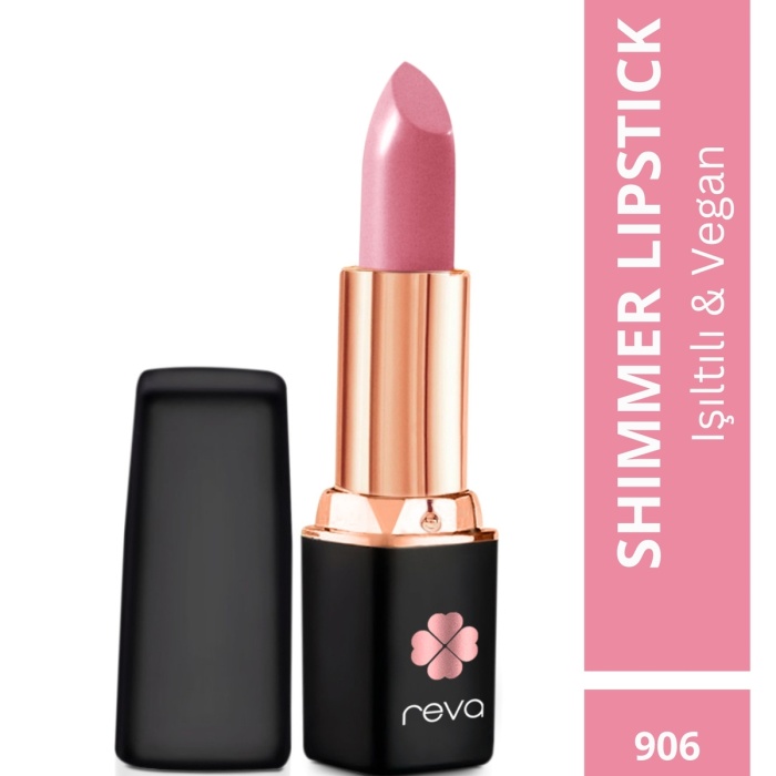 Shimmer Lipstick Lilas - Işıltı Ruj - No: 906 - Vegan Temiz Içerik