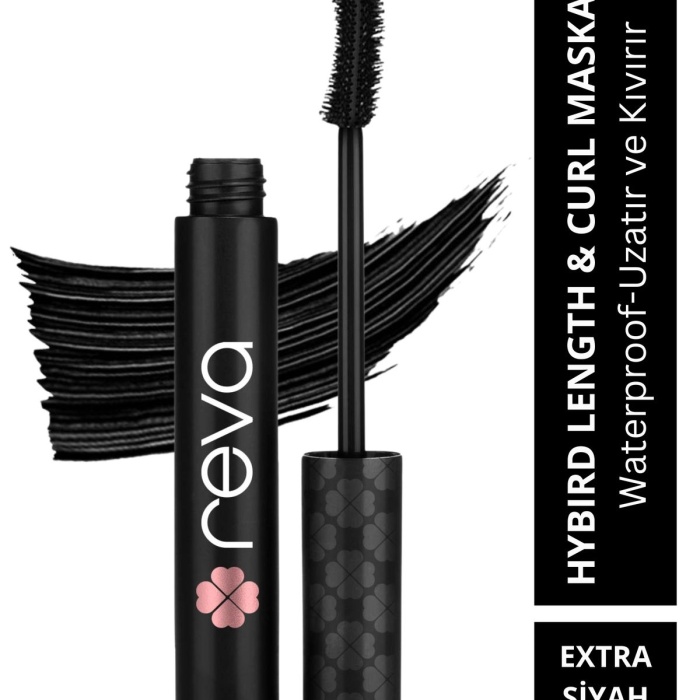 Uzatan Hibrit Maskara - Hybrid Length & Curl Mascara Extra Black - No: 320 - Vegan Temiz Içerik