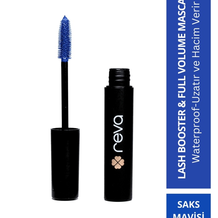 Lash Booster&Full Volume Color Maskara Sax Blue-Tam Hacim & Uzatan Renkli Maskara Sax Mavisi 455