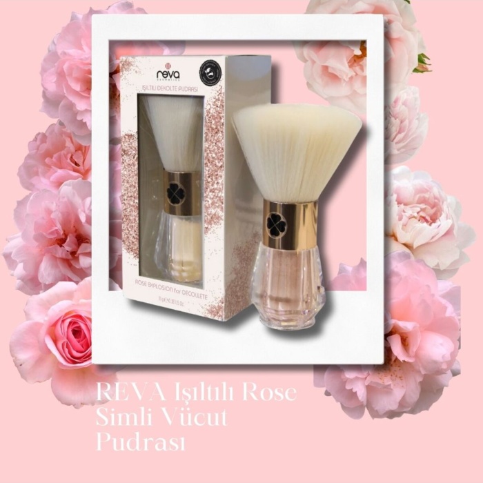 Işıltılı Rose Simli Dekolte Vücut Pudrası - Rose Explosion For Decolette - Vegan & Temiz Içerik