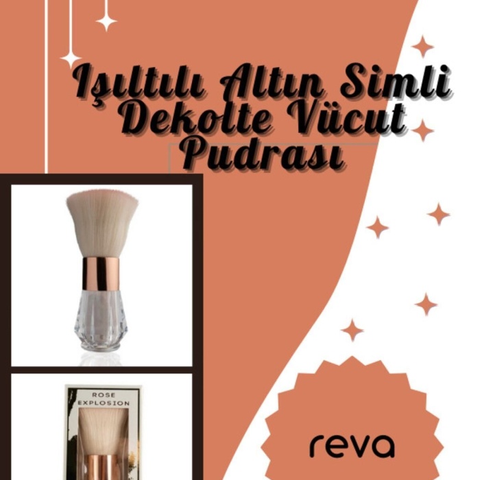 Işıltılı Rose Simli Dekolte Vücut Pudrası - Rose Explosion For Decolette - Vegan & Temiz Içerik