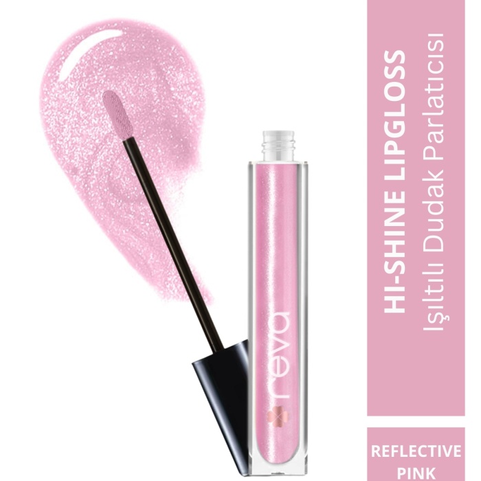 Işıltılı Dudak Parlatıcısı - Hi-shine Lip Gloss Reflective Pink - No: 201 - Vegan & Temiz Içerik