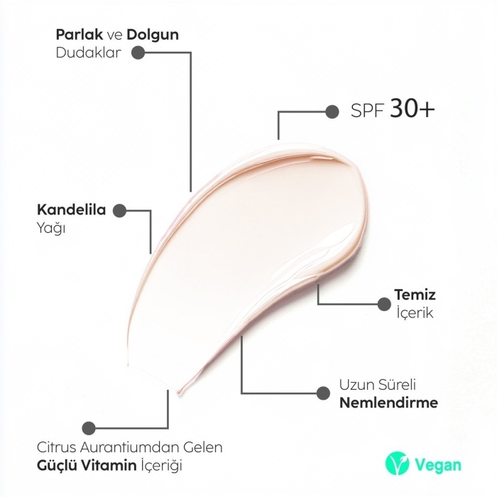 30 SPF Vanilla Plump Lip Balm 2’li Set – Dolgun Dudak & Koruma