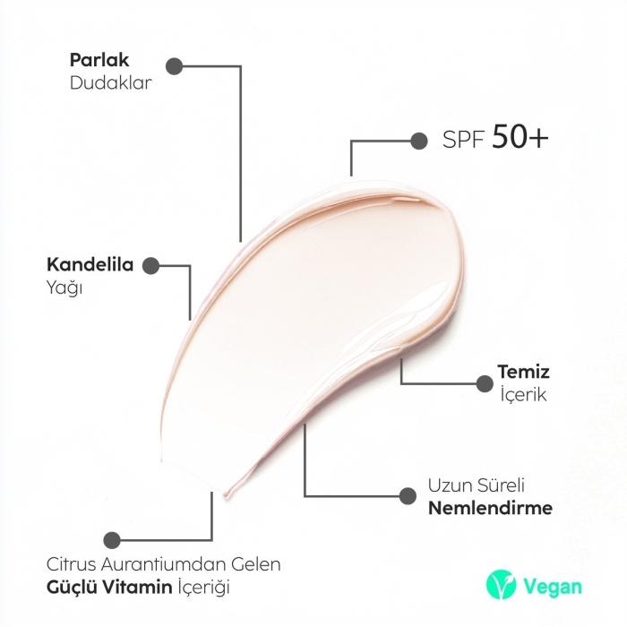 50 SPF Vanilla Lip Balm 2’li Set – Yüksek Güneş Koruması & Nem