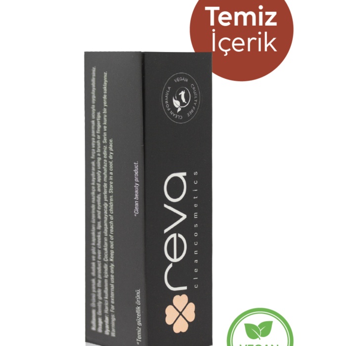 Vegan & Temiz İçerikli Lip & Cheek Tint – 2’si 1 Arada Doğal Renk, Nem ve Işıltı