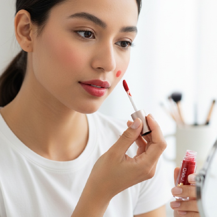 Vegan & Temiz İçerikli Lip & Cheek Tint – 2’si 1 Arada Doğal Renk, Nem ve Işıltı