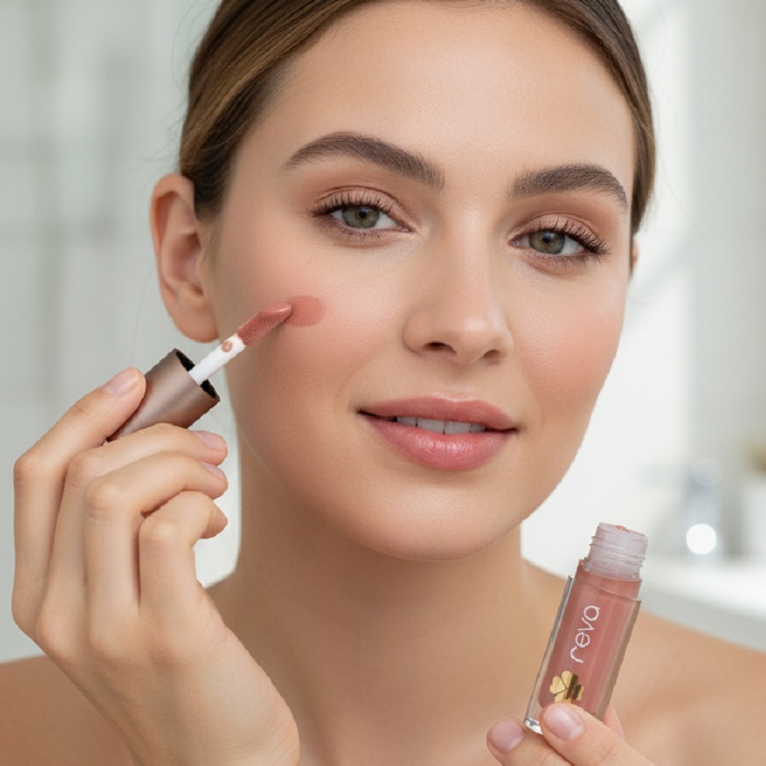 Vegan & Temiz İçerikli Lip & Cheek Tint – 2’si 1 Arada Doğal Renk, Nem ve Işıltı