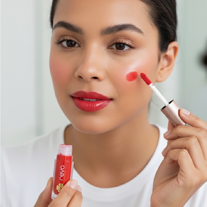 Vegan & Temiz İçerikli Lip & Cheek Tint – 2’si 1 Arada Doğal Renk, Nem ve Işıltı