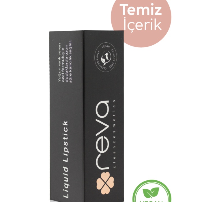 Vegan & Temiz İçerikli Likit Mat Ruj – Uzun Süre Kalıcı, Dudak Dostu Formül