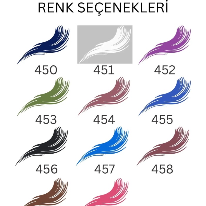 Renkli Hacim Veren Maskara – Vegan ve Temiz İçerikli Yoğun Pigment Etkisi Açık Mor 454