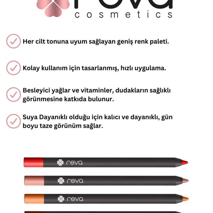 Vegan Clean Lip Liner – Kremsi Yapıda Dolgunlaştırıcı Dudak Kalemi No:636