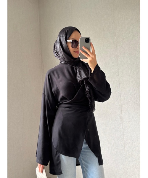 Croswise Siyah Paris Kumaş