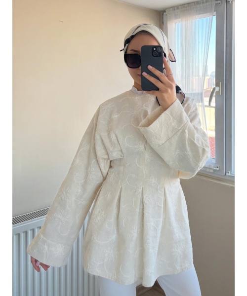 Pileli Üst Nakışlı