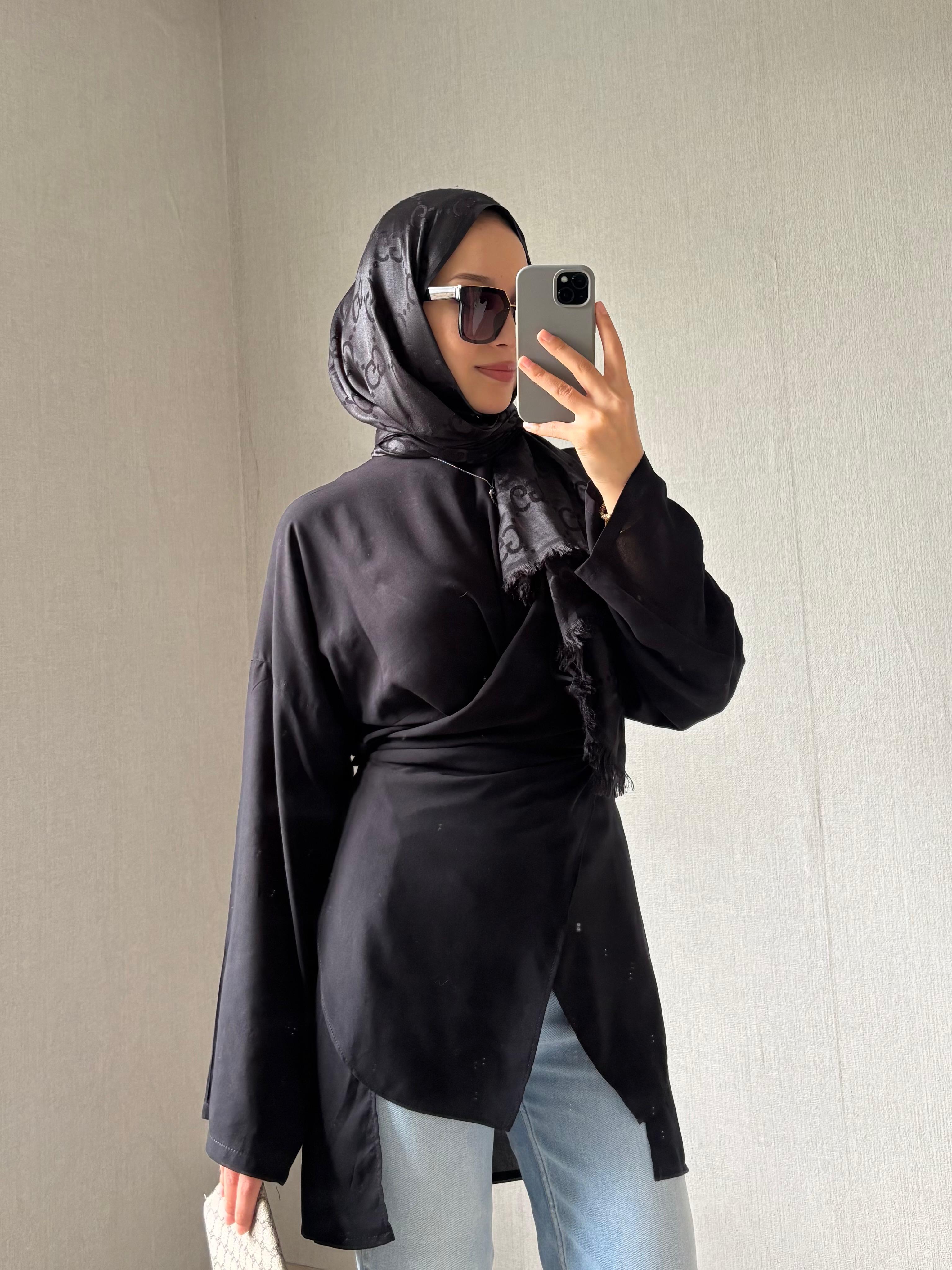 Croswise Siyah Paris Kumaş