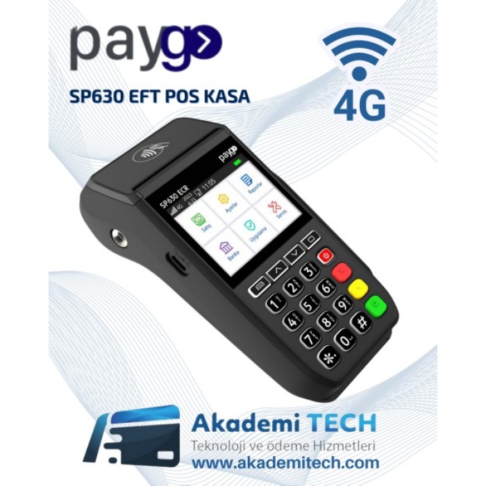 Paygo Sp630 Pro ECR 4G Eft pos Yazarkasa Hediye